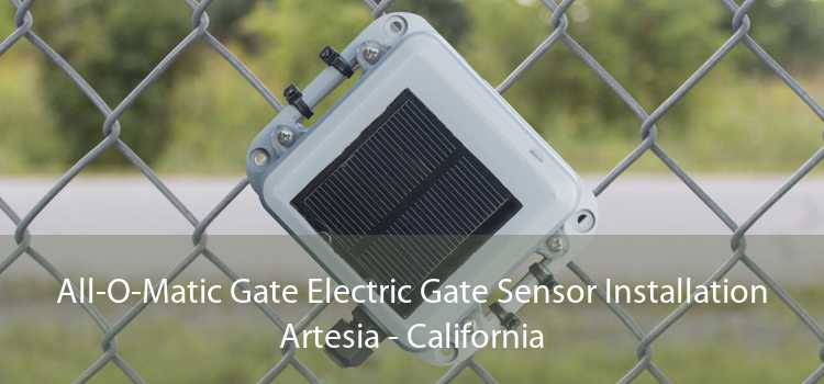 All-O-Matic Gate Electric Gate Sensor Installation Artesia - California