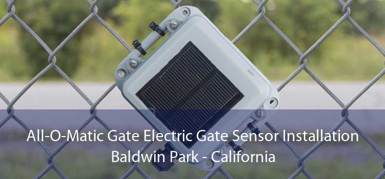 All-O-Matic Gate Electric Gate Sensor Installation Baldwin Park - California