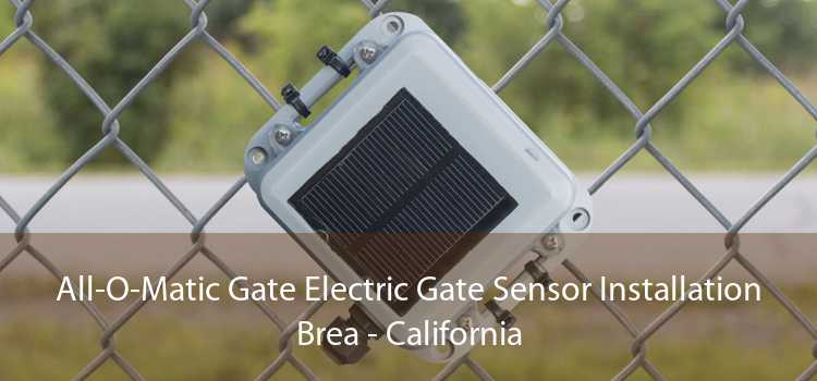 All-O-Matic Gate Electric Gate Sensor Installation Brea - California