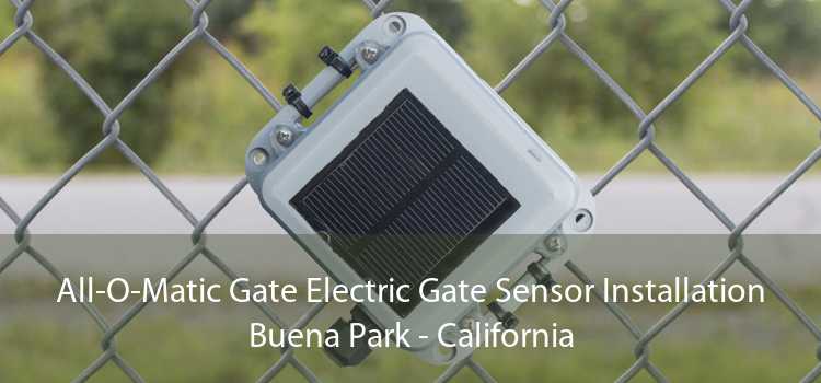 All-O-Matic Gate Electric Gate Sensor Installation Buena Park - California