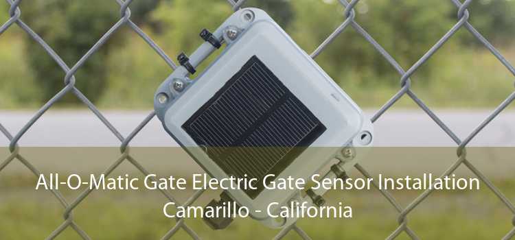 All-O-Matic Gate Electric Gate Sensor Installation Camarillo - California