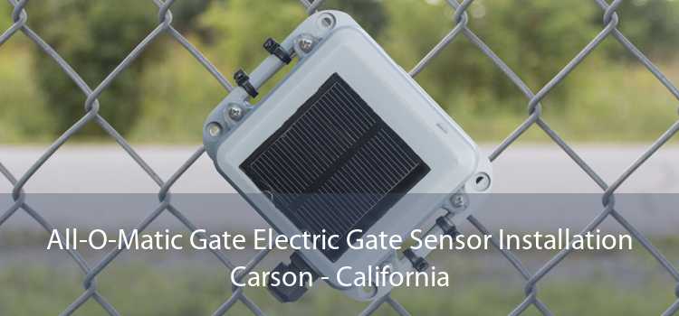 All-O-Matic Gate Electric Gate Sensor Installation Carson - California