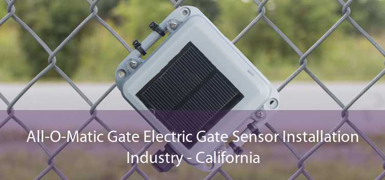 All-O-Matic Gate Electric Gate Sensor Installation Industry - California