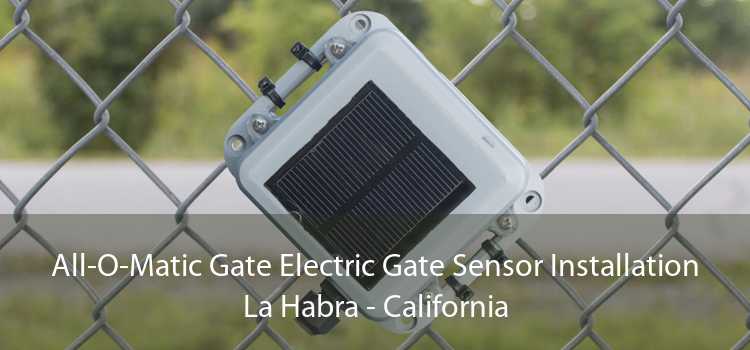 All-O-Matic Gate Electric Gate Sensor Installation La Habra - California