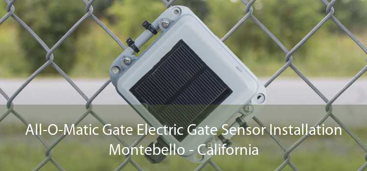 All-O-Matic Gate Electric Gate Sensor Installation Montebello - California