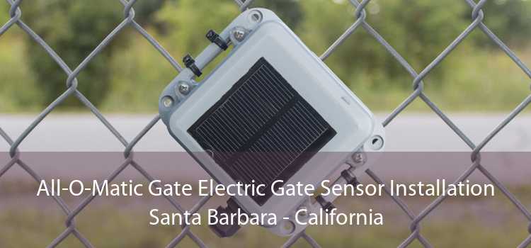 All-O-Matic Gate Electric Gate Sensor Installation Santa Barbara - California