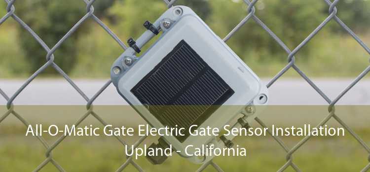 All-O-Matic Gate Electric Gate Sensor Installation Upland - California