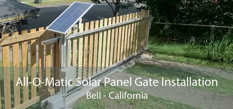 All-O-Matic Solar Panel Gate Installation Bell - California