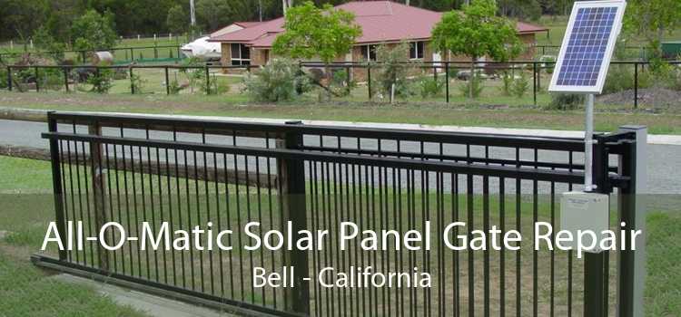 All-O-Matic Solar Panel Gate Repair Bell - California