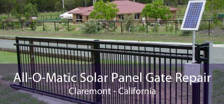 All-O-Matic Solar Panel Gate Repair Claremont - California