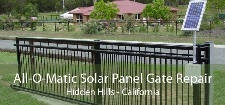 All-O-Matic Solar Panel Gate Repair Hidden Hills - California