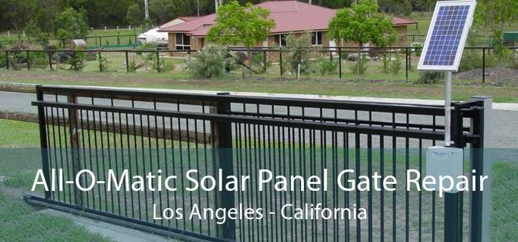 All-O-Matic Solar Panel Gate Repair Los Angeles - California