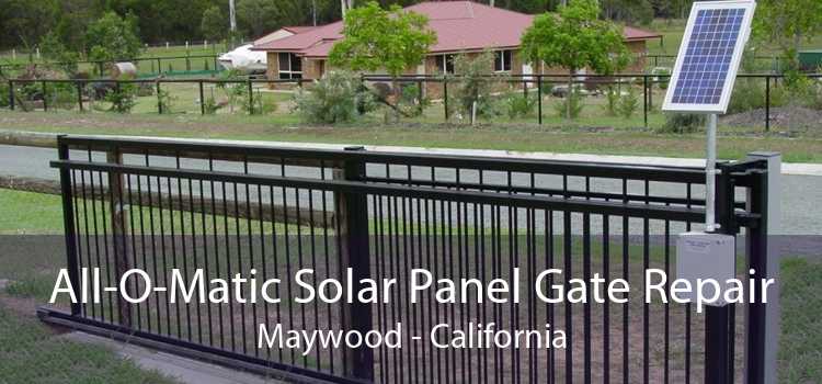 All-O-Matic Solar Panel Gate Repair Maywood - California