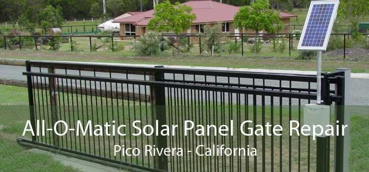 All-O-Matic Solar Panel Gate Repair Pico Rivera - California