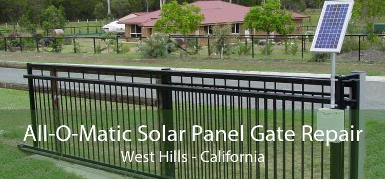 All-O-Matic Solar Panel Gate Repair West Hills - California