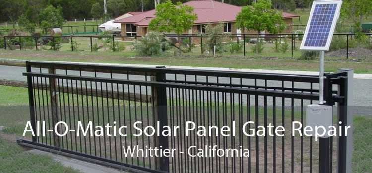 All-O-Matic Solar Panel Gate Repair Whittier - California