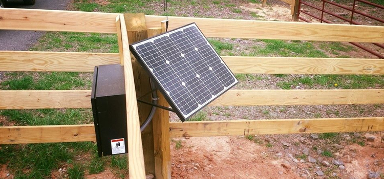 All-O-Matic Solar Panel Electric Gates Installation